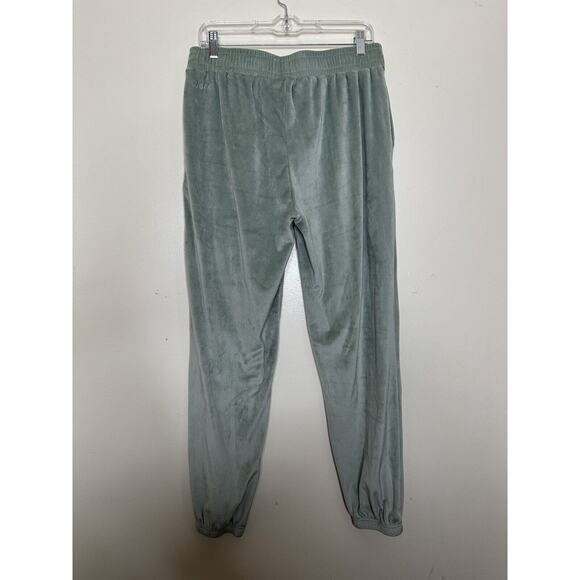 Sacre' Solei Velour Jogger Women's Size Medium Gathered Waistband Soft Lounge - Picture 4 of 7